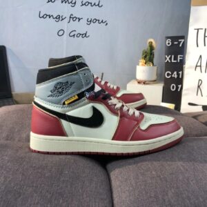 nike air jordan 1 high tops sneakers multicolor