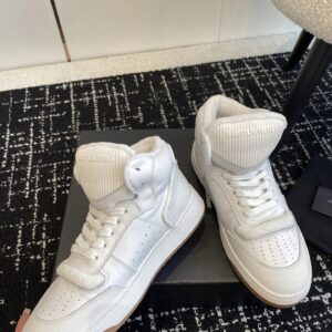 ysl white sl80 high top sneakers