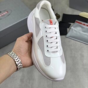 prada casual sneakers white