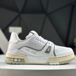 louis vuitton trainer maxi low leather sneaker multicolor