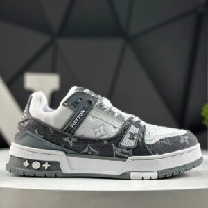 louis vuitton trainer maxi low leather sneaker multicolor