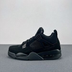 nike air jordan 4 retro sneakers black cat