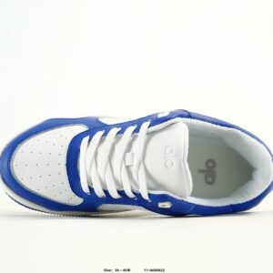 alo yoga runner sneakers blue white