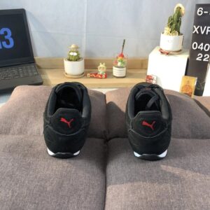 puma racing sneakers black red