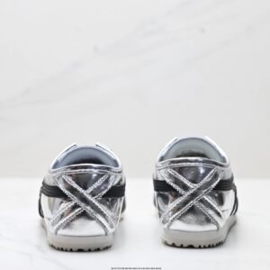 onitsuka tiger nippon made mexico 66 deluxe sneakers silver black