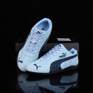 puma roma motorsport sneakers white blue