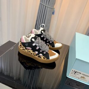 lanvin casual sneakers pink black