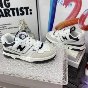 new balance 550 sneakers white black