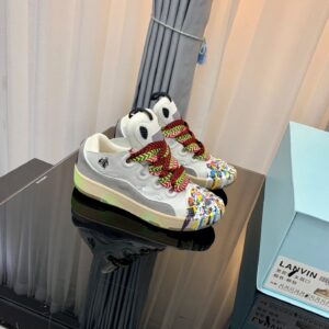lanvin casual sneakers graffiti