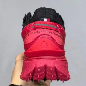 moncler trailgrip gtx rubber sneakers black red