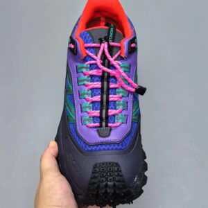 moncler trailgrip gtx rubber sneakers blue purple
