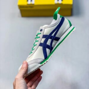 onitsuka tiger mexico 66 slip on sneakers cream blue