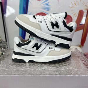 new balance 550 sneakers white black