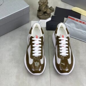 prada casual sneakers brown