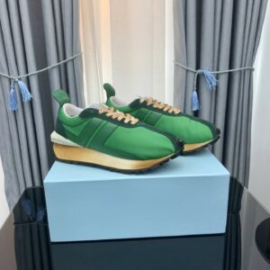 lanvin retro sneakers green