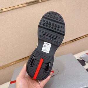 prada luxury sneakers white black