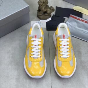 prada casual sneakers yellow
