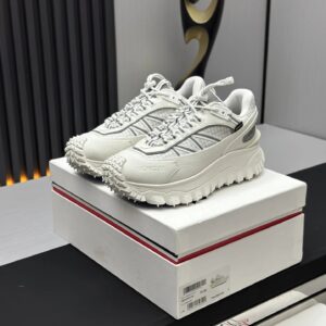moncler trailgrip gtx white sneakers grey stripes