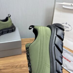 prada re nylon sneakers green