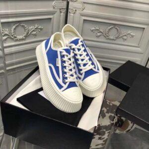 chanel vintage 2021 sneakers blue