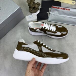 prada casual sneakers brown