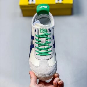 onitsuka tiger mexico 66 slip on sneakers cream blue