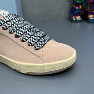 lanvin suede sneakers pink