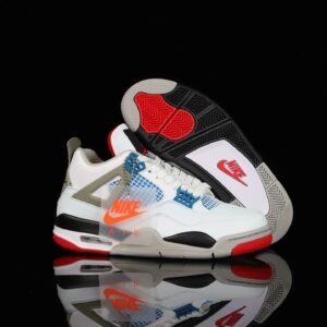 nike air jordan aj4 retro sneakers multicolor