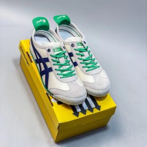 onitsuka tiger mexico 66 slip on sneakers cream blue