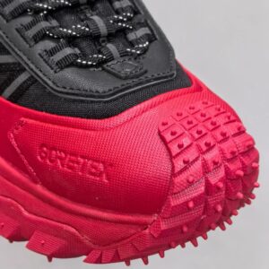 moncler trailgrip gtx rubber sneakers black red