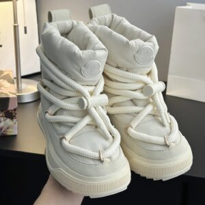 moncler mid boots white