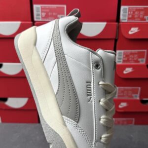 puma bread sneakers white grey