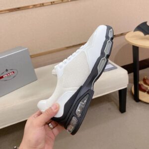 prada luxury sneakers white