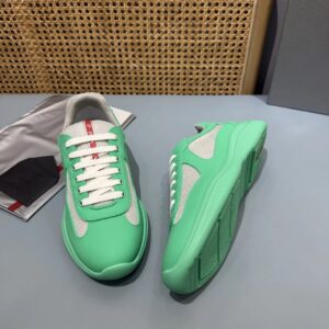 prada americas cup mint green sneakers
