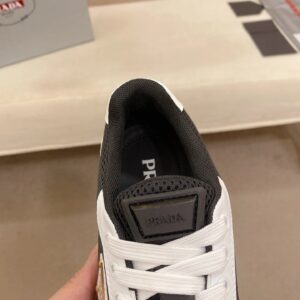 prada luxury sneakers white black