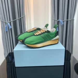 lanvin retro sneakers green