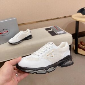 prada luxury sneakers white
