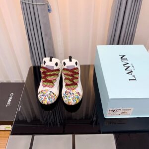 lanvin casual sneakers graffiti