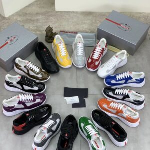 prada casual sneakers yellow