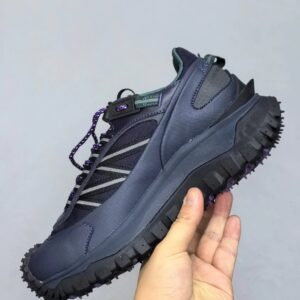 moncler trailgrip gtx rubber sneakers navy blue