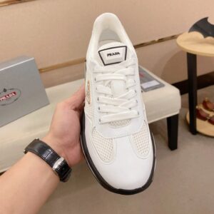 prada luxury sneakers white