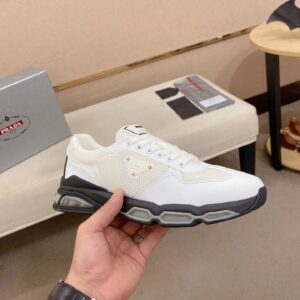 prada luxury sneakers white