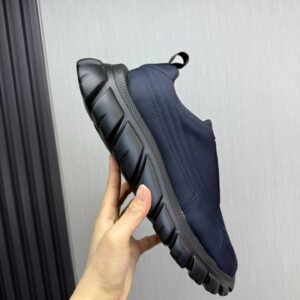 prada re nylon sneakers blue