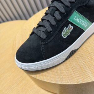 lacoste black classic sneakers