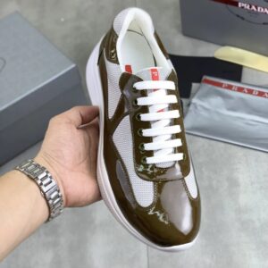 prada casual sneakers brown