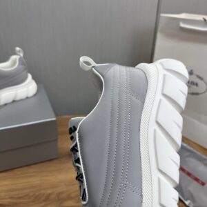 prada re nylon sneakers gray