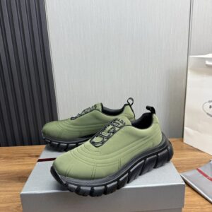 prada re nylon sneakers green