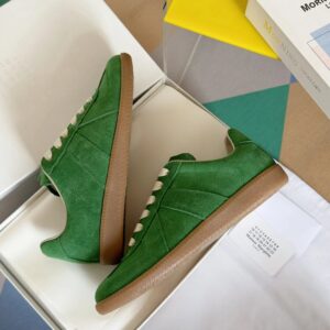 maison margiela mm6 german trainers green