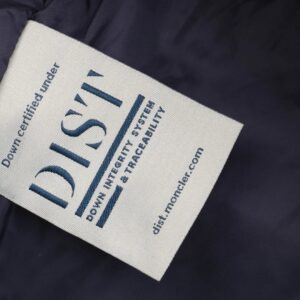 moncler large m logo baseball down jacket blue