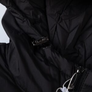 nike hooded down jacket black orange